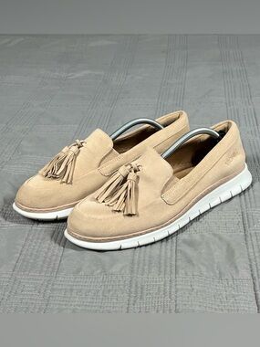 VIONIC Shoes Quinn Tasseled Loafer Style Flats Womens Size 9 Sand Comfort